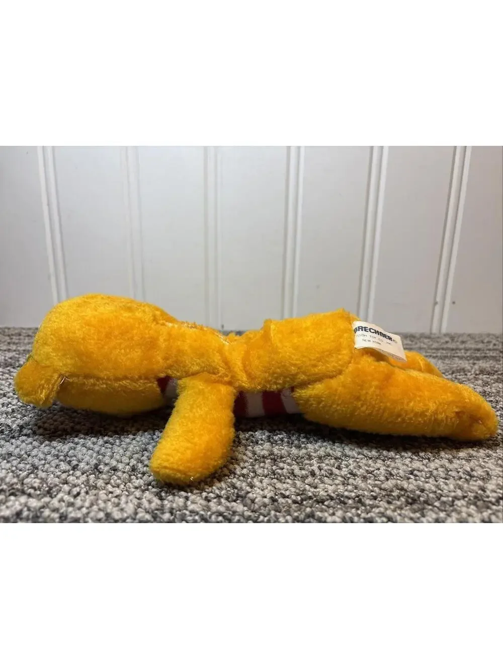 RARE VTG 1950s Brechner Bear Stuffed Animal Pooh Bear Look Alike Korea Great Con